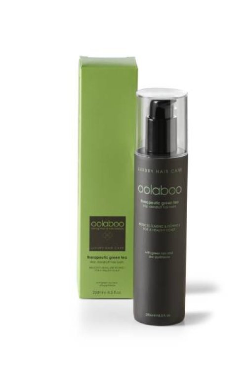 Therapeutic green tea stop dandruff hair bath