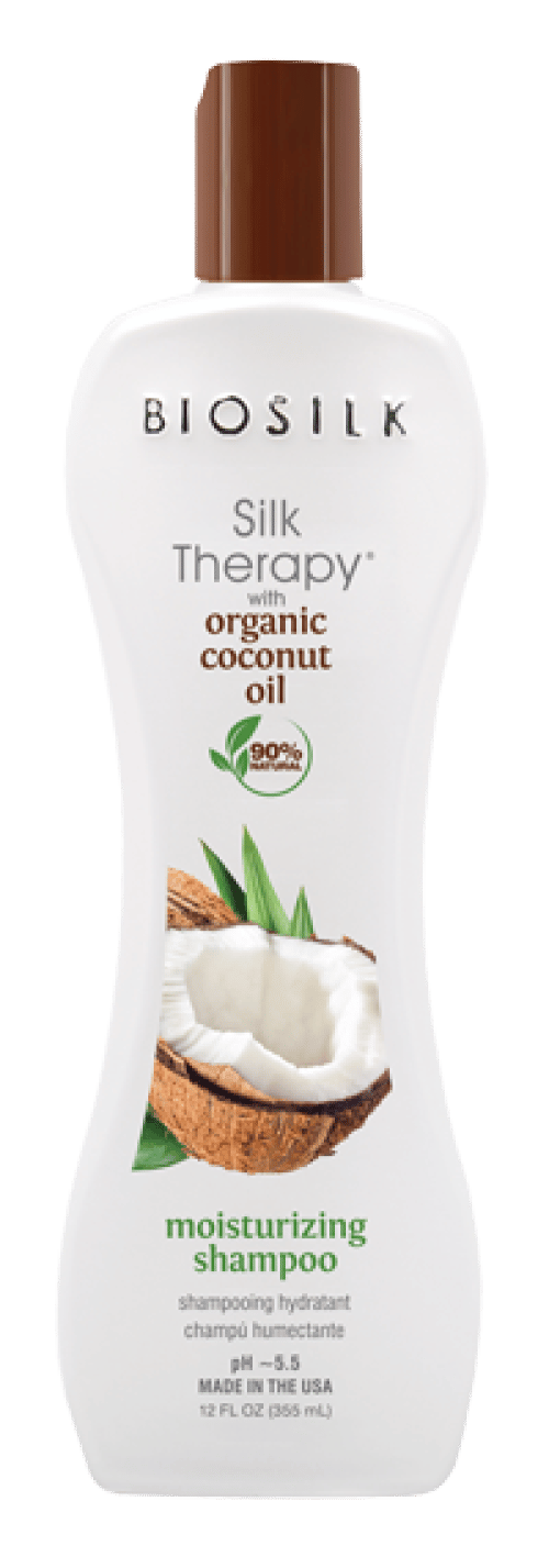 BioSilk Silk Therapy & Organic Coconut Oil - MOISTURIZING SHAMPOO 