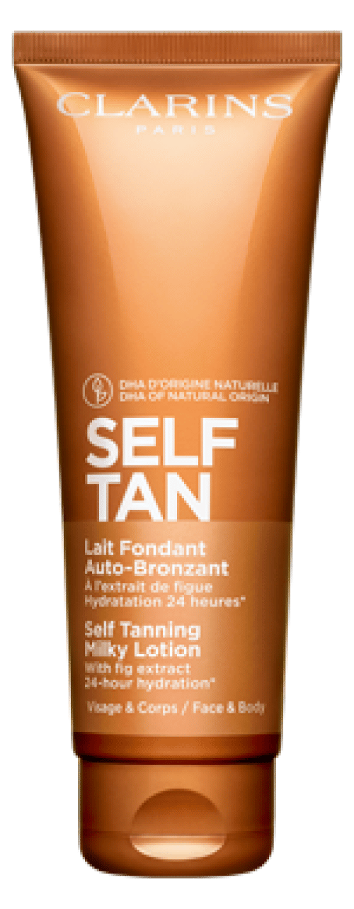 CLARINS - SELF-TANNING MILKY LOTION FACE AND BODY  
